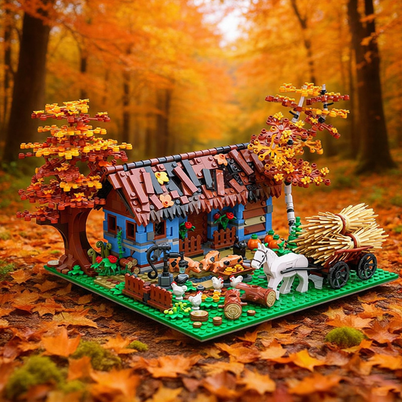 1120 PCS Urban Old Farm House  - Urban Farming House ulasan dan harga